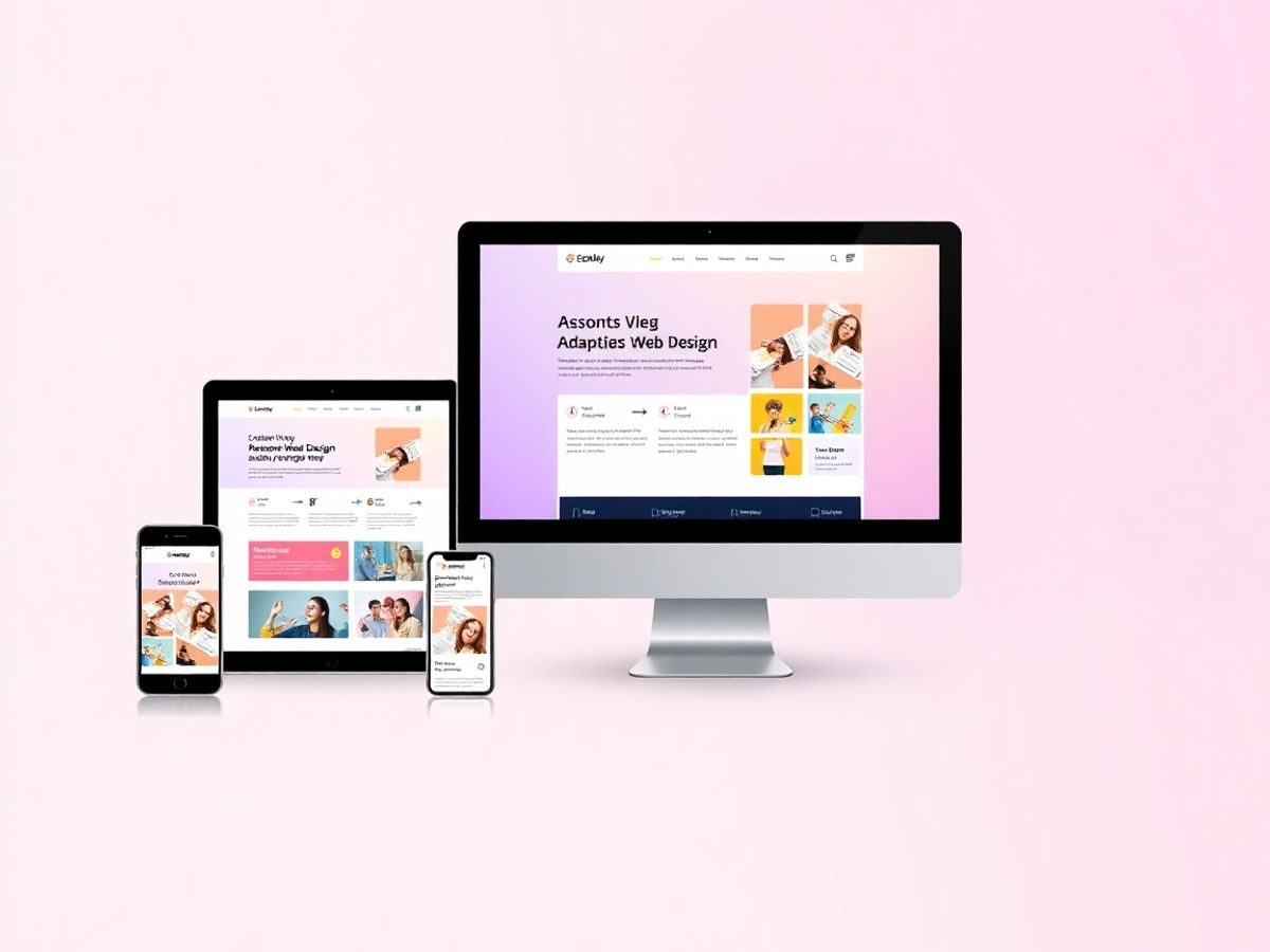 Design responsive pentru site-uri web pe mai multe dispozitive.