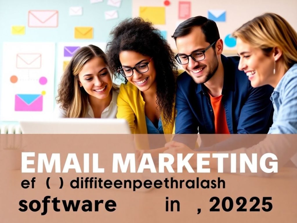 Profesioniști colaborând la marketingul prin email pentru 2025.