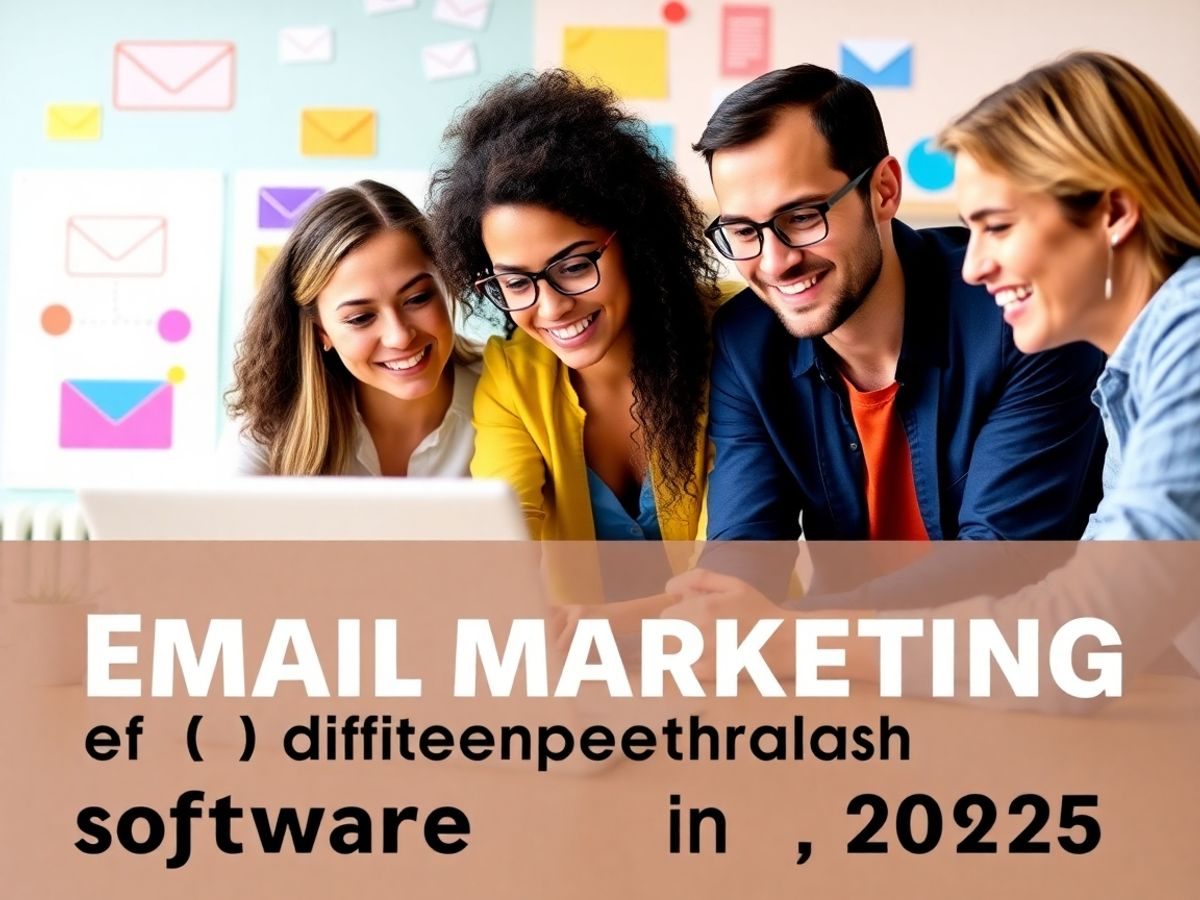 Profesioniști colaborând la marketingul prin email pentru 2025.