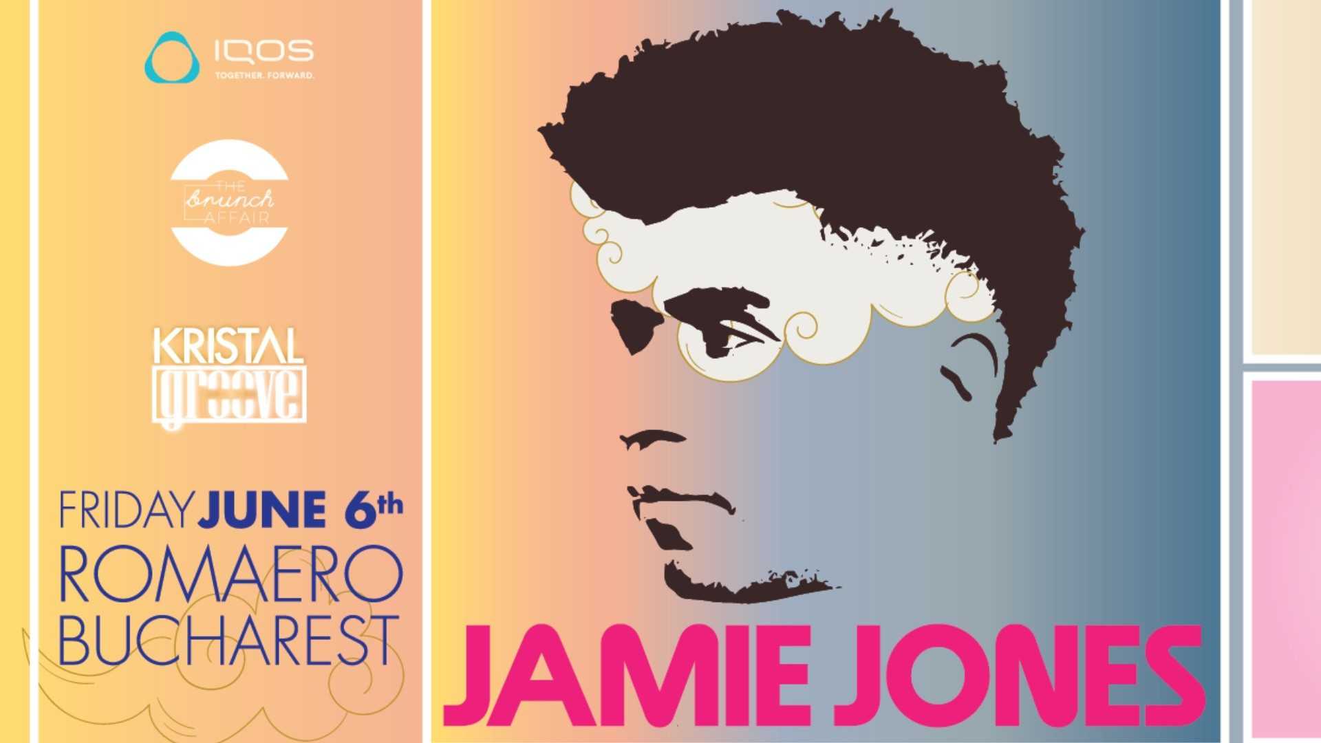 Romaero vibrează cu Jamie Jones – Kristal Groove x The Brunch Affair, pe 6 iunie